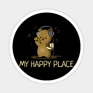 My Happy Place - Food and Music Magnet